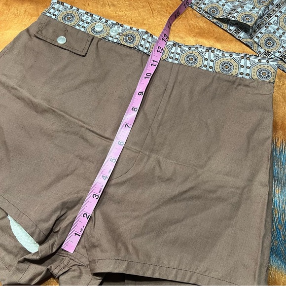 Vintage Jantzen Cabana swimwear Set new Made in USA Small retro tile print small - Picture 6 of 16